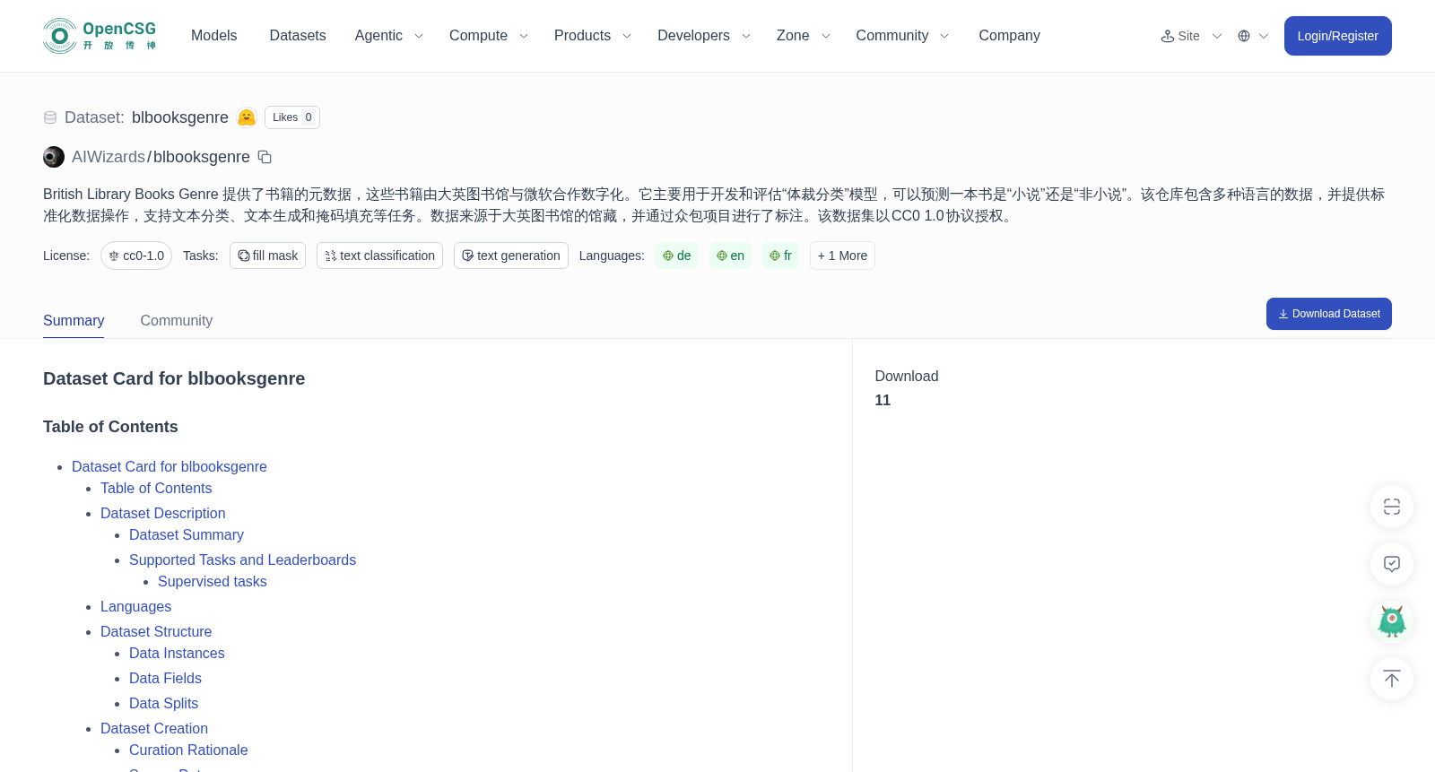 blbooksgenre 数据集图片
