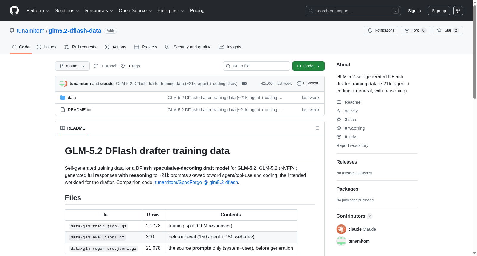 GLM-5.2 DFlash drafter training data 数据集图片