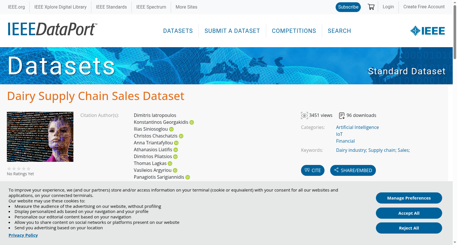 Dairy Supply Chain Sales Dataset 数据集图片