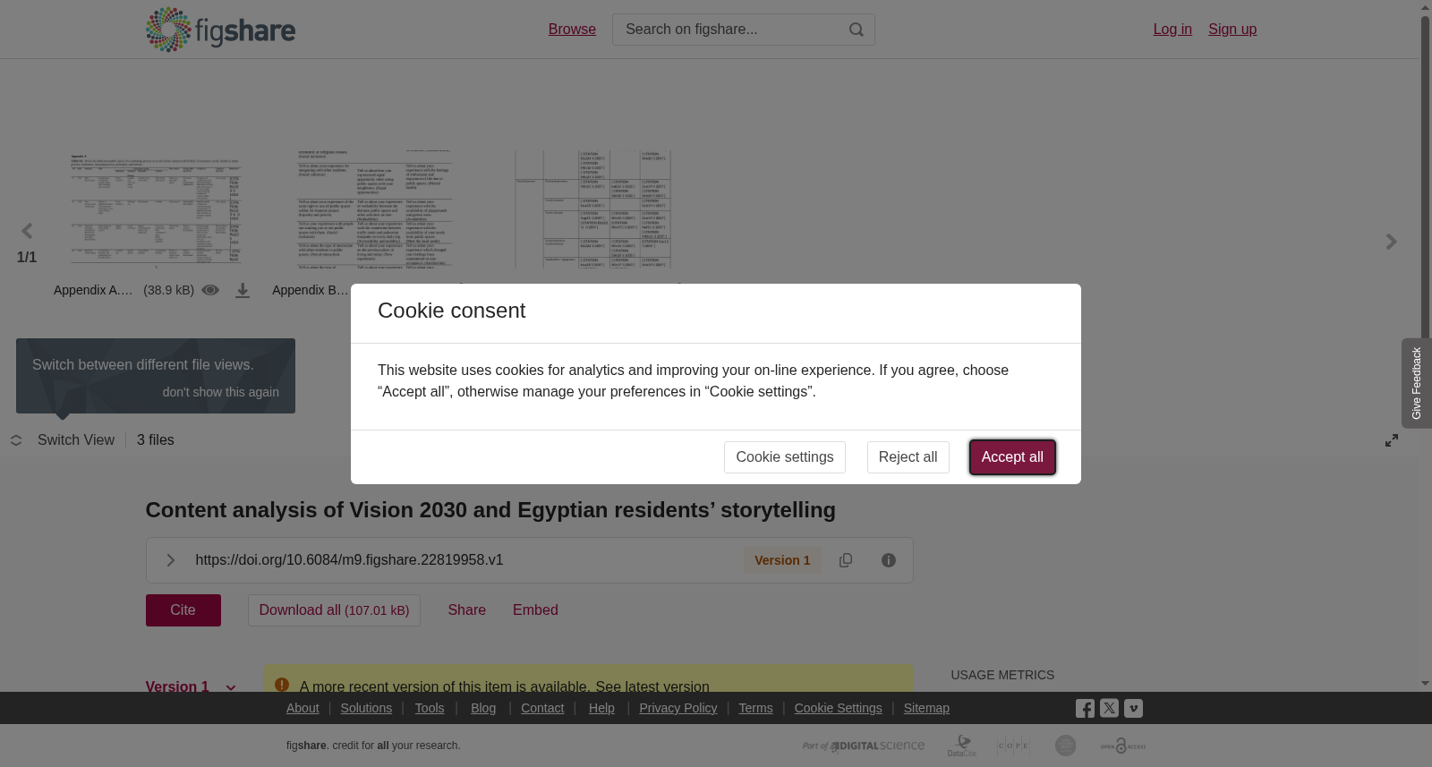 <strong>Content analysis of Vision 2030 and Egyptian residents’ storytelling </strong> 数据集图片