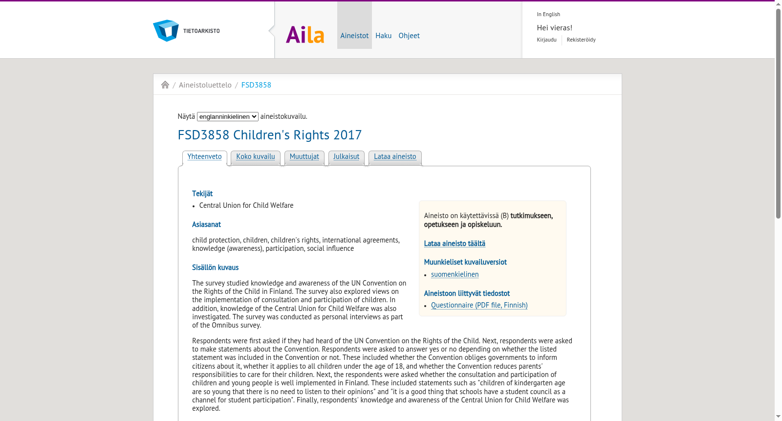 Children's Rights 2017 数据集图片