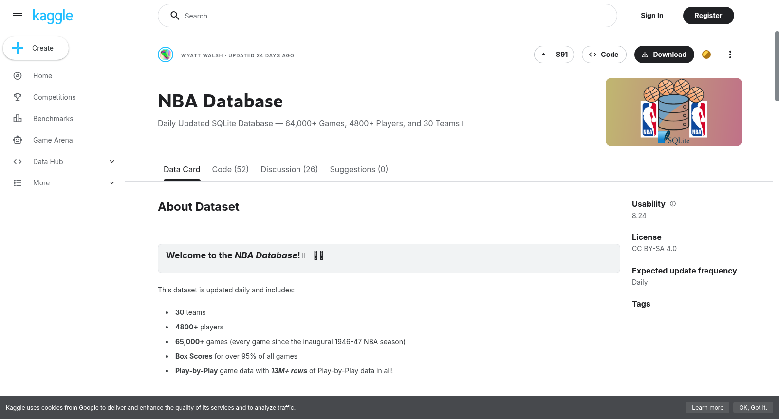 NBA Database 数据集图片