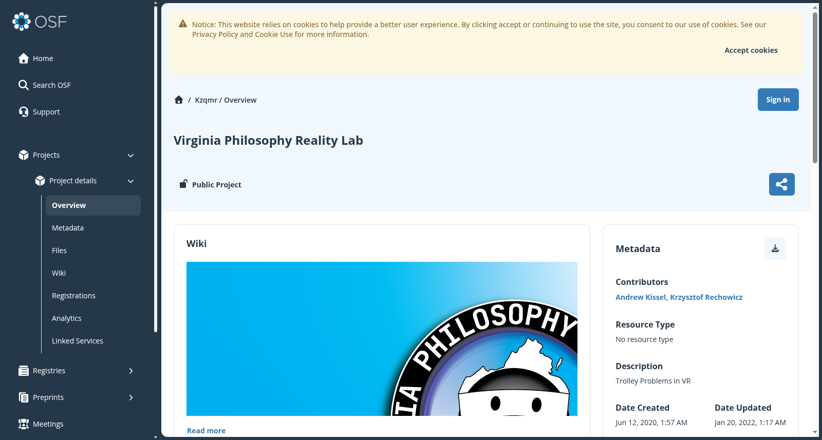Virginia Philosophy Reality Lab 数据集图片