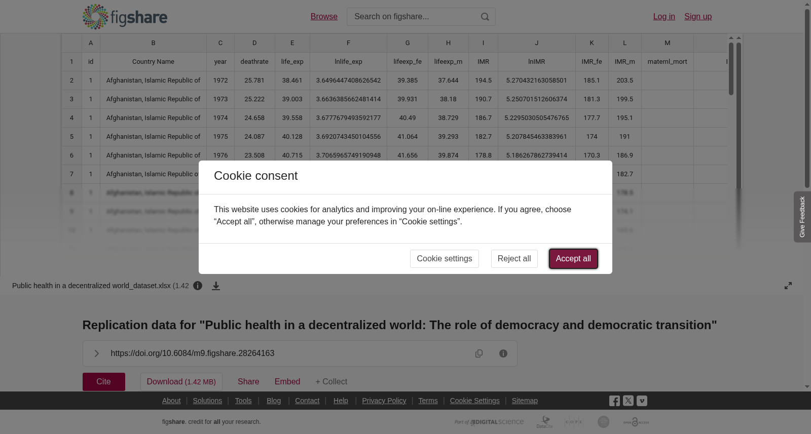 <b>Replication data for "Public health in a decentralized world: The role of democracy and democratic transition"</b> 数据集图片