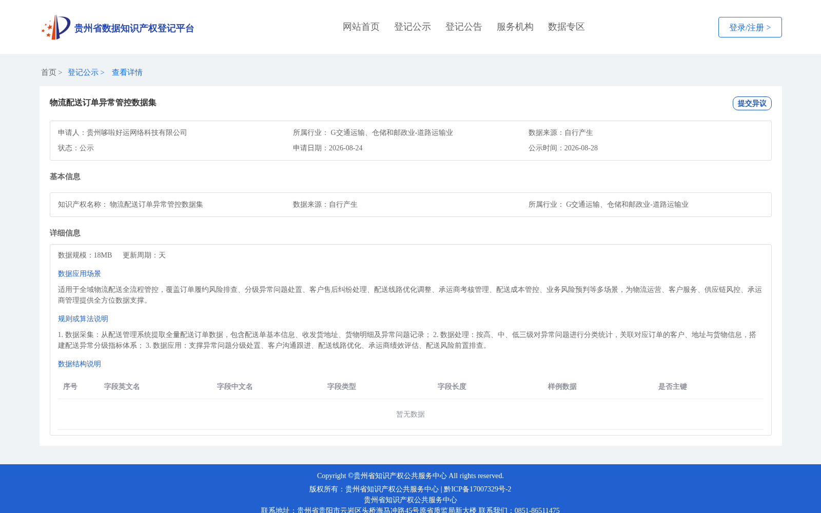 物流配送订单异常管控数据集 数据集图片