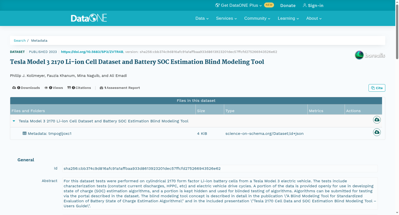 Tesla Model 3 2170 Li-ion Cell Dataset and Battery SOC Estimation Blind Modeling Tool 数据集图片