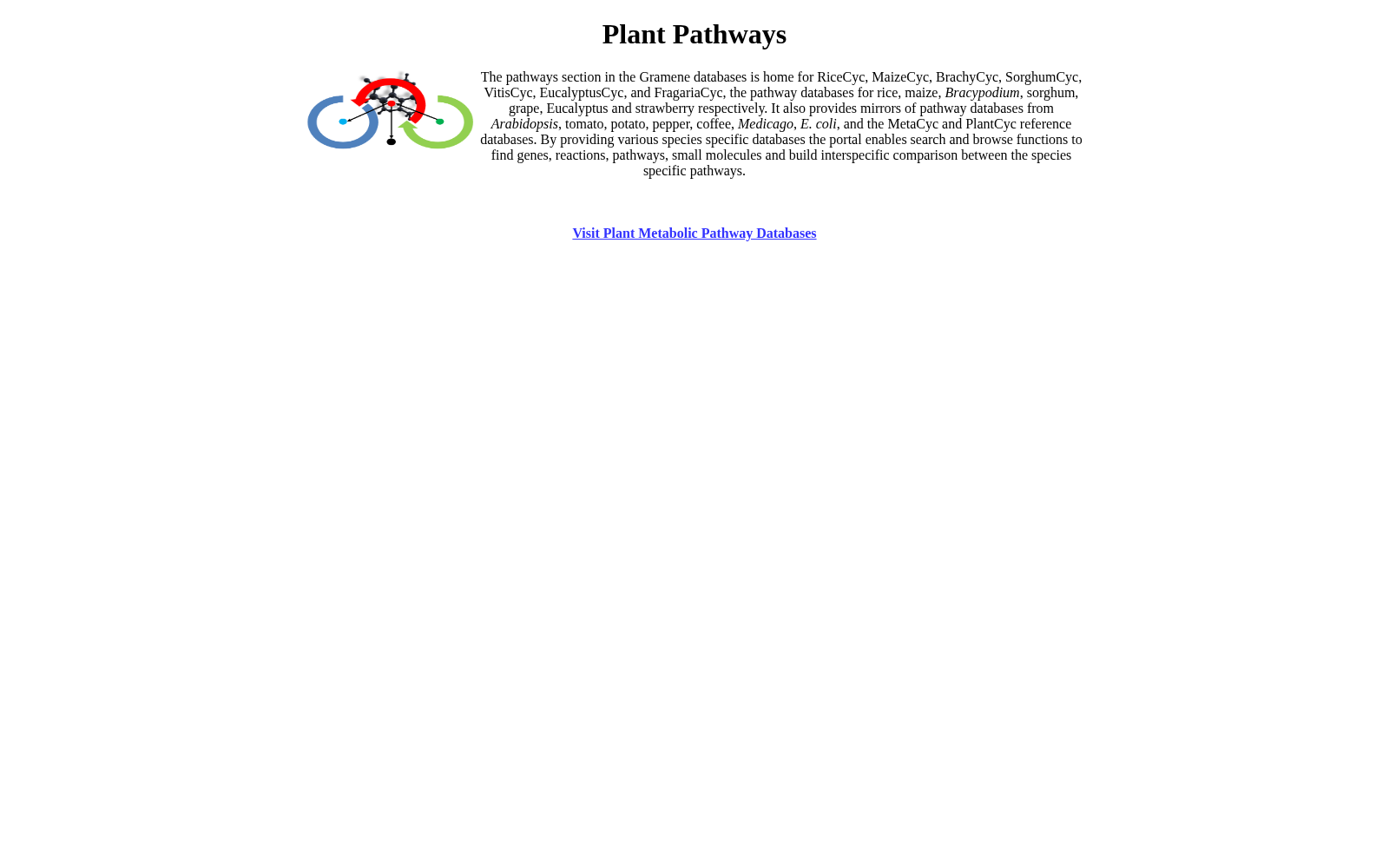 Plant Metabolic Pathway Databases 数据集图片