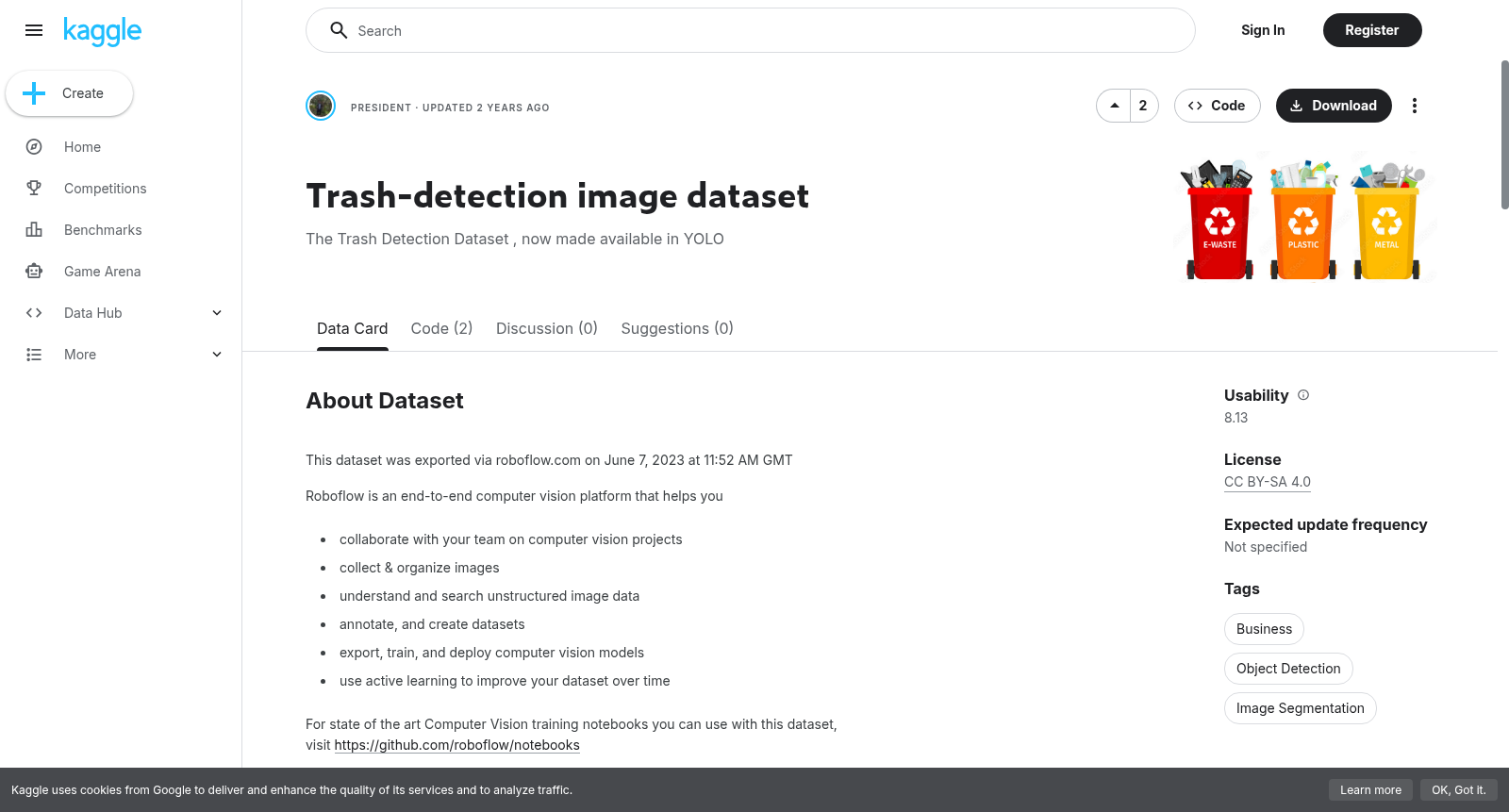 Trash-detection image dataset 数据集图片
