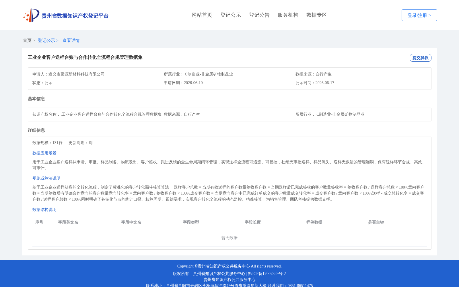 工业企业客户送样台账与合作转化全流程合规管理数据集 数据集图片