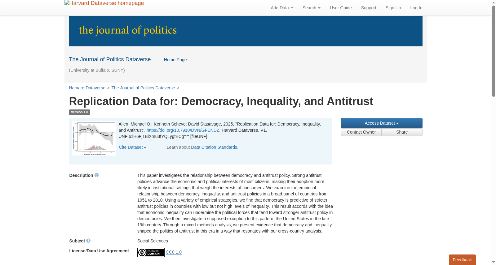 Replication Data for: Democracy, Inequality, and Antitrust 数据集图片