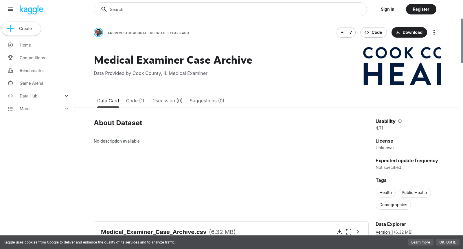 Medical Examiner Case Archive 数据集图片