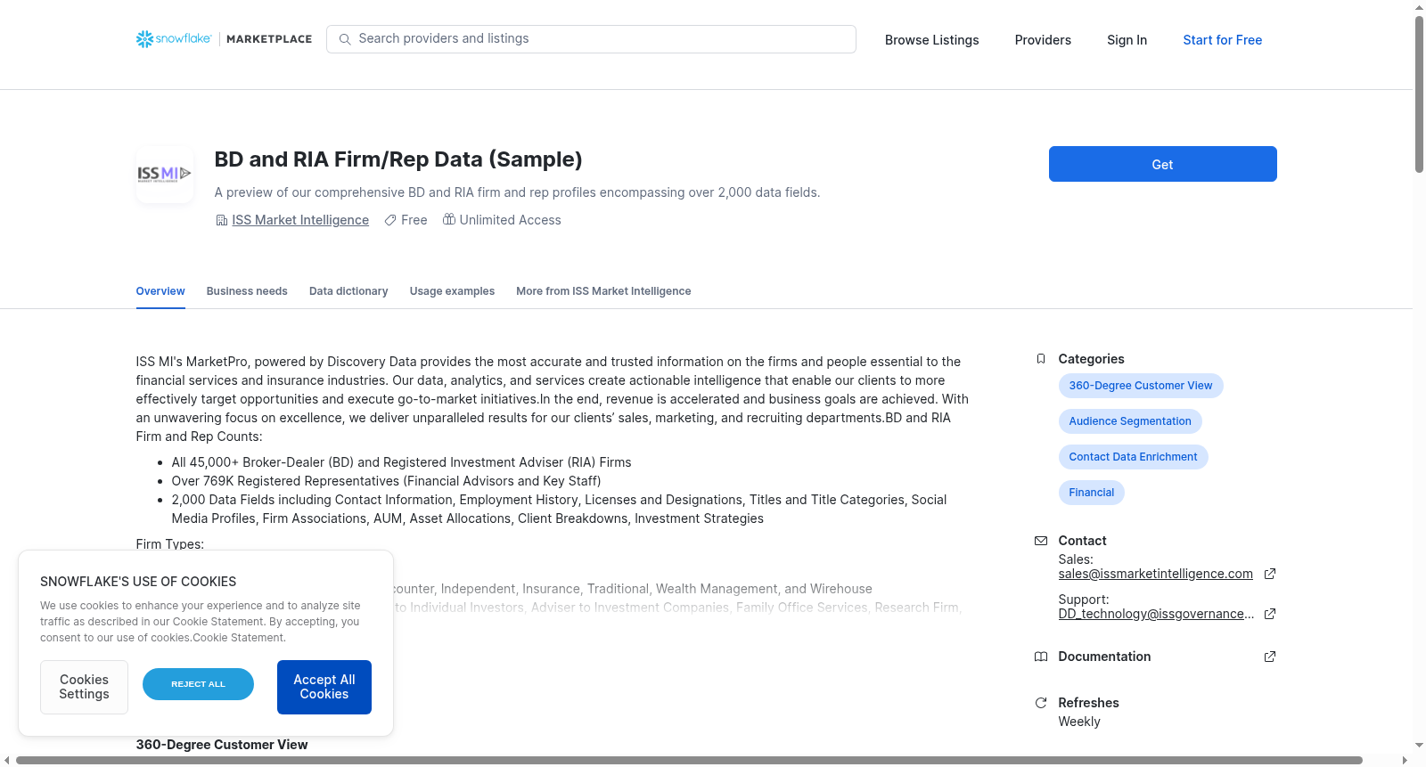 BD and RIA Firm/Rep Data (Sample) 数据集图片