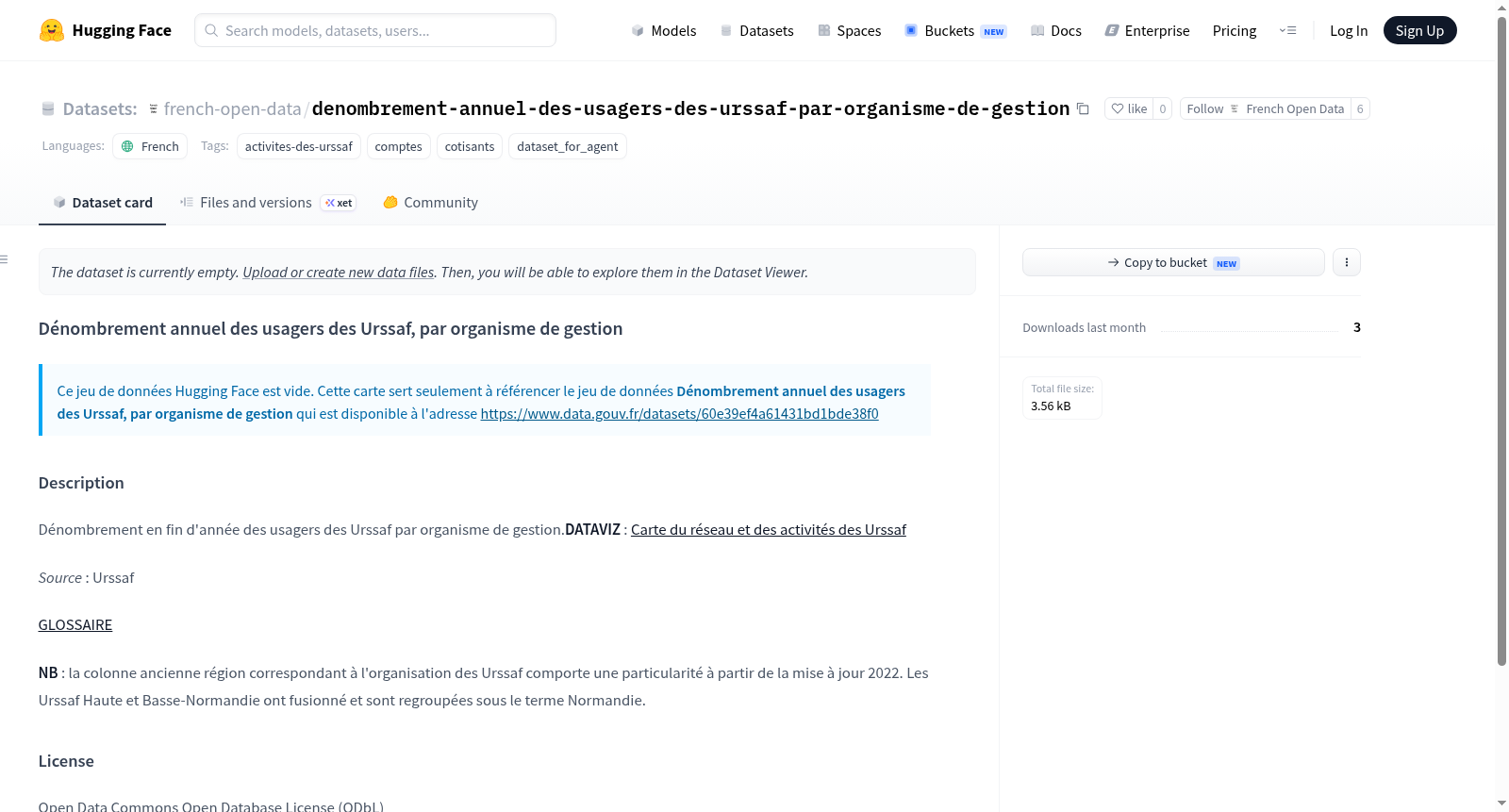 Data-Gouv-FR/denombrement-annuel-des-usagers-des-urssaf-par-organisme-de-gestion 数据集图片