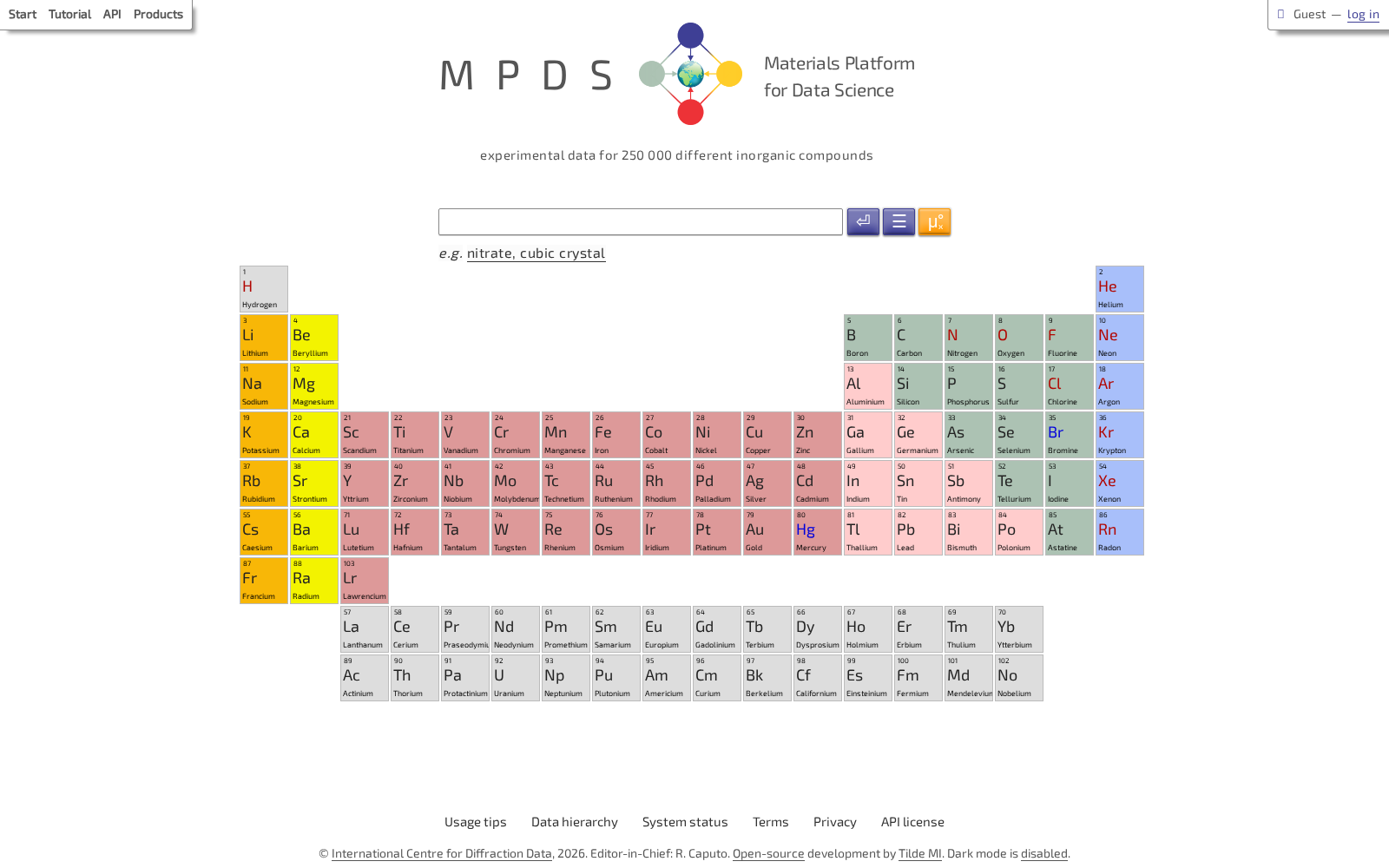 Materials Platform for Data Science 数据集图片