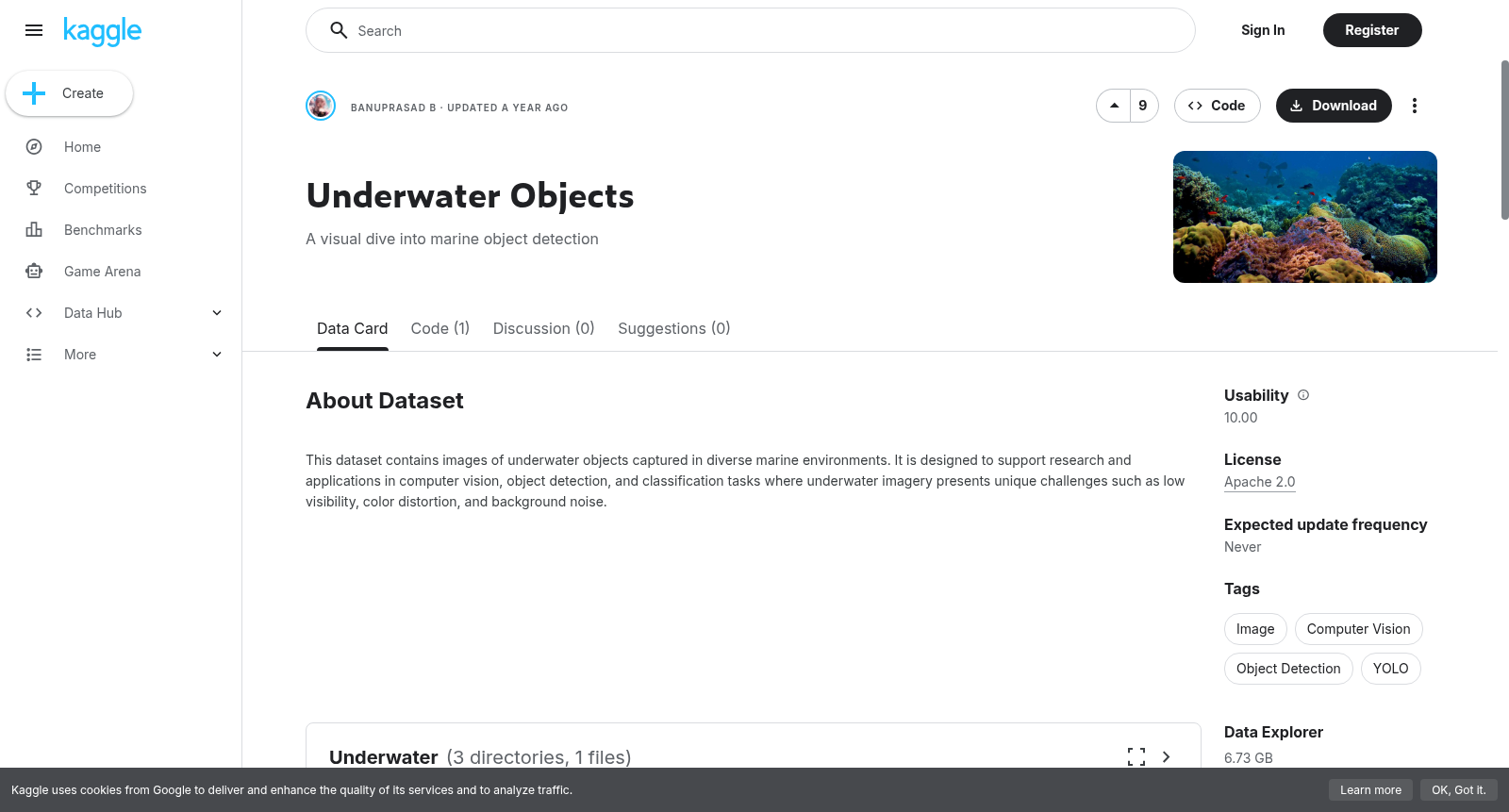 Underwater Objects 数据集图片