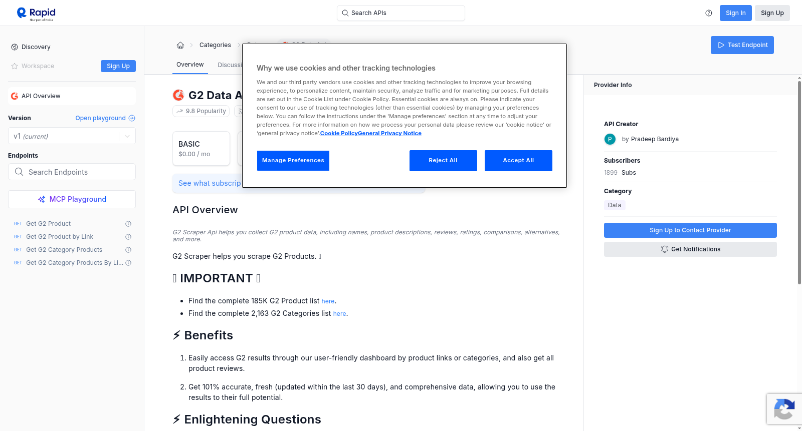 G2 Data Api 数据集图片