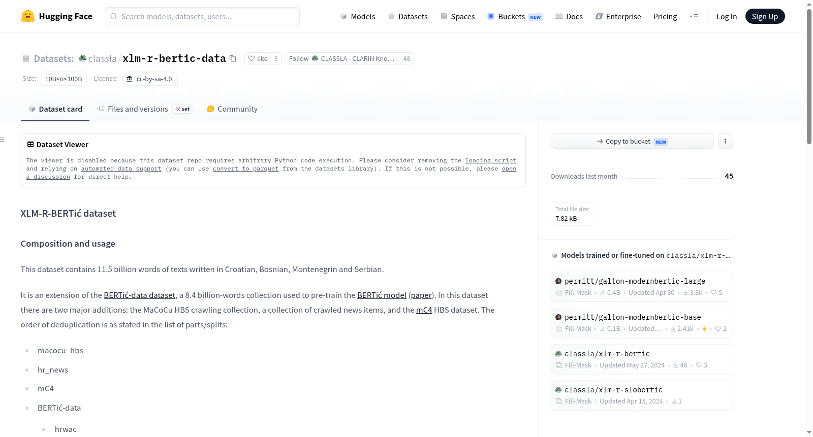classla/xlm-r-bertic-data 数据集图片