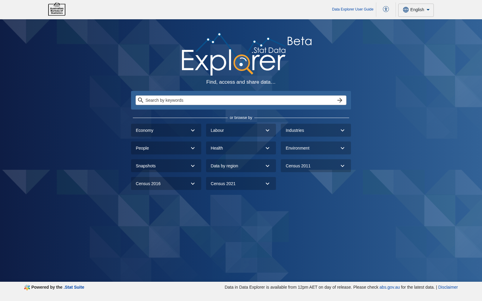 ABS Data Explorer 数据集图片
