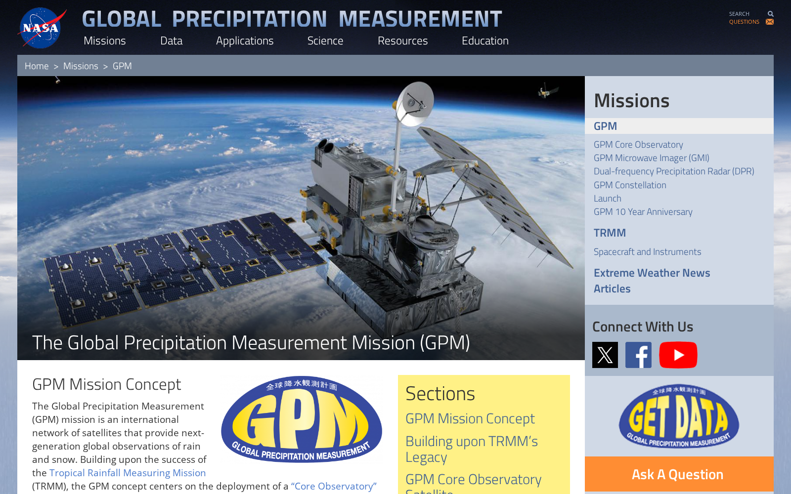 Global Precipitation Measurement 数据集图片
