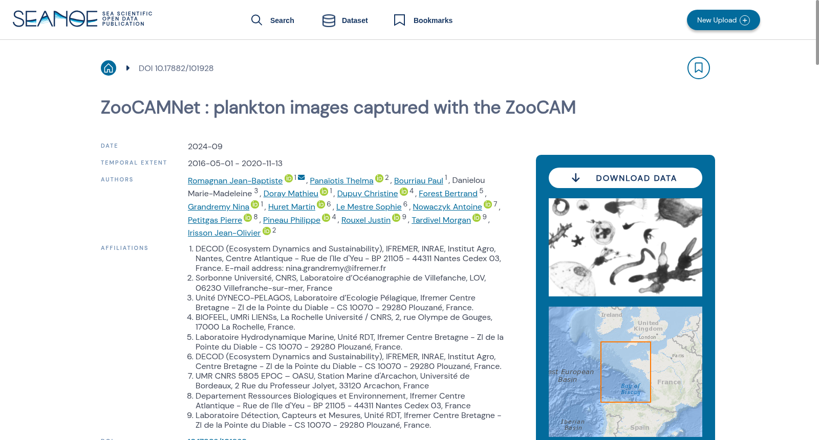 ZooCAMNet : plankton images captured with the ZooCAM 数据集图片
