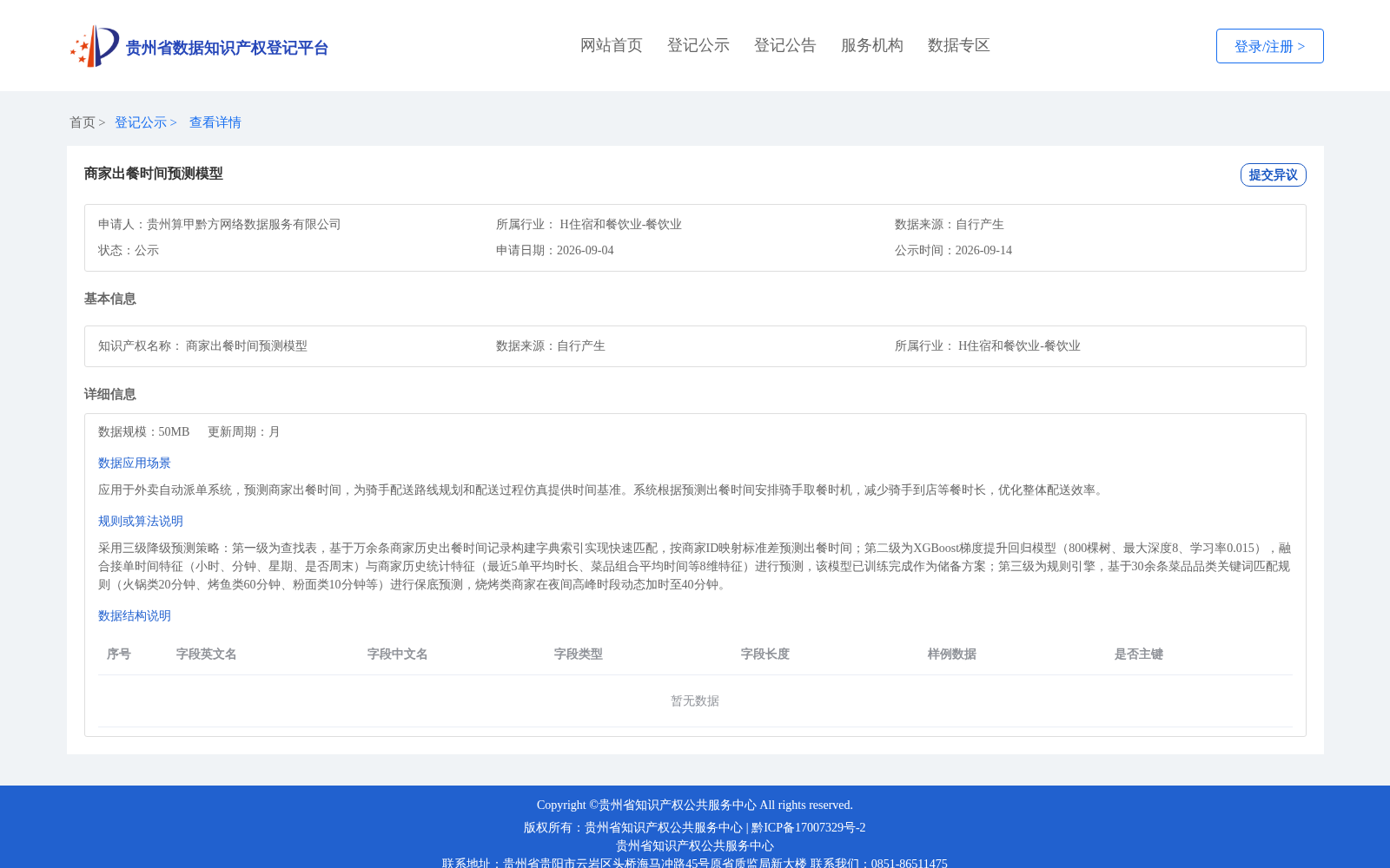 商家出餐时间预测模型 数据集图片