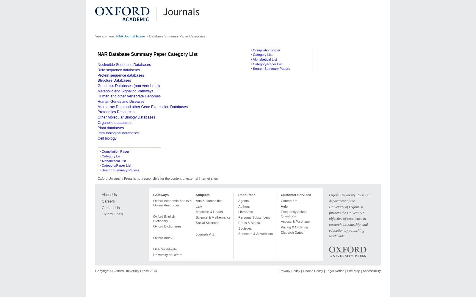 Molecular Biology Database Collection 数据集图片