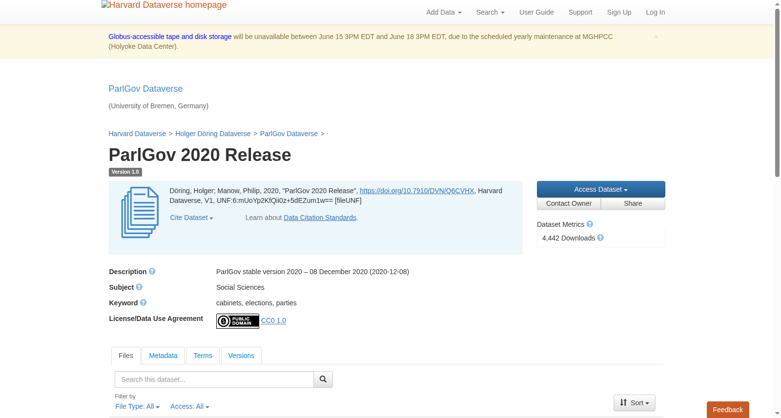 ParlGov 2020 Release 数据集图片