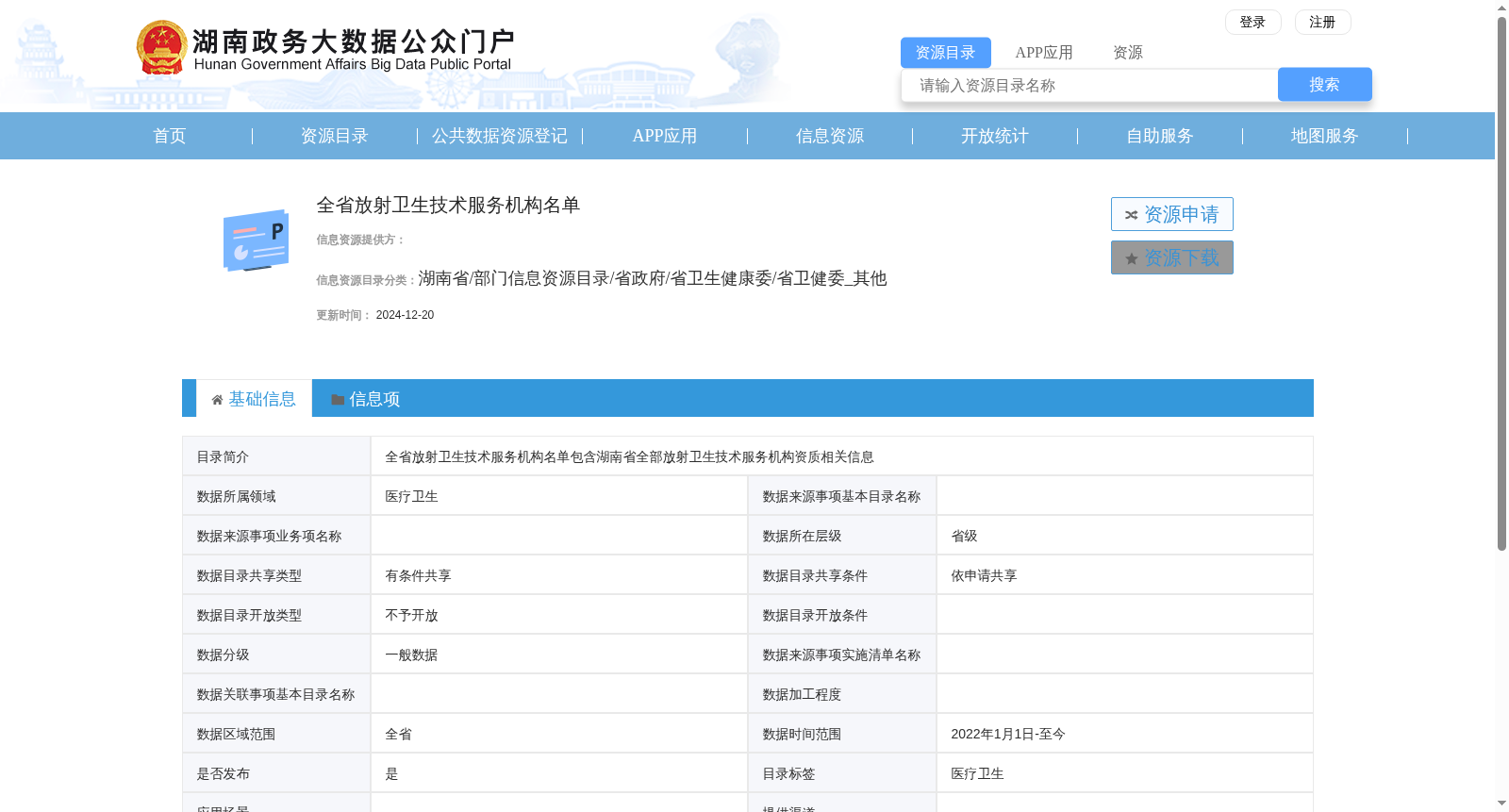 全省放射卫生技术服务机构名单 数据集图片