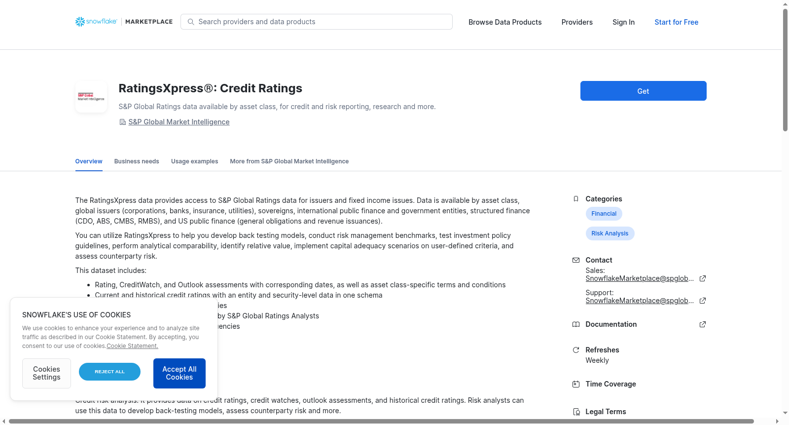 RatingsXpress®: Credit Ratings 数据集图片