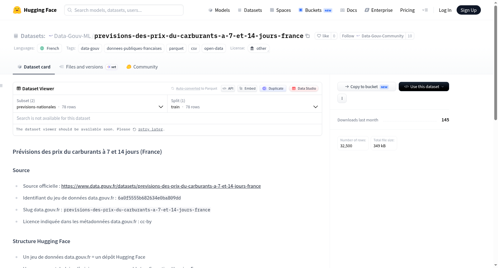 Data-Gouv-FR/previsions-des-prix-du-carburants-a-7-et-14-jours-france 数据集图片