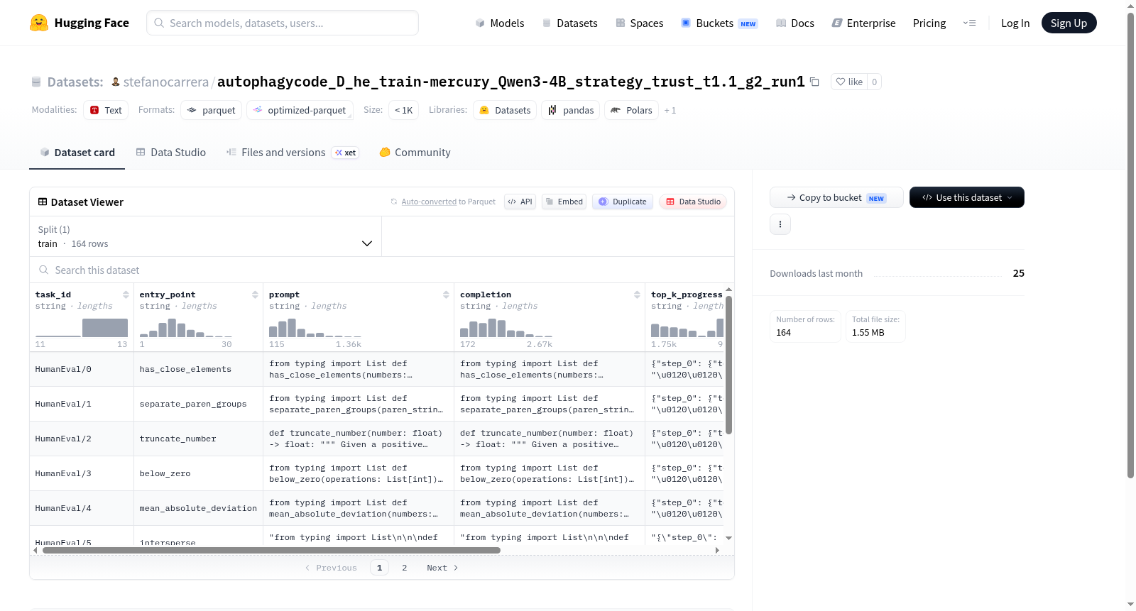 stefanocarrera/autophagycode_D_he_train-mercury_Qwen3-4B_strategy_trust_t1.1_g2_run1 数据集图片