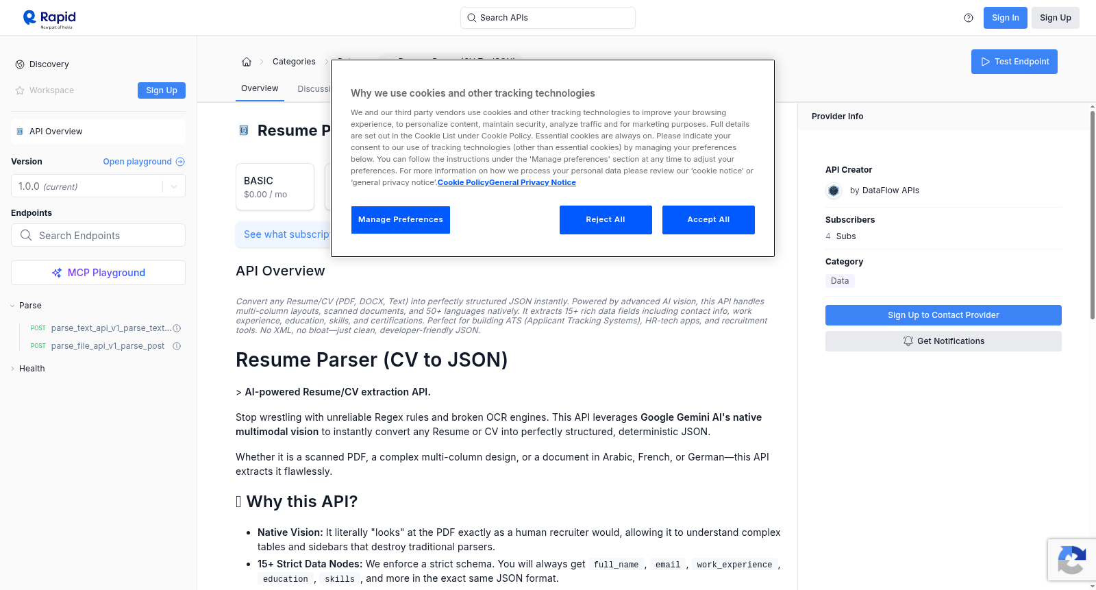 Resume Parser (CV to JSON) 数据集图片
