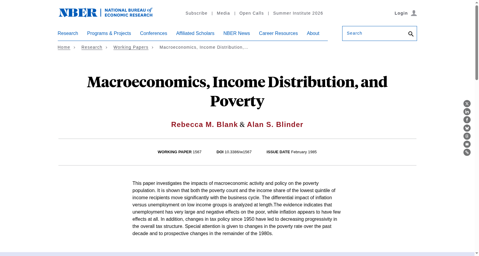 Macroeconomics, Income Distribution, and Poverty 数据集图片