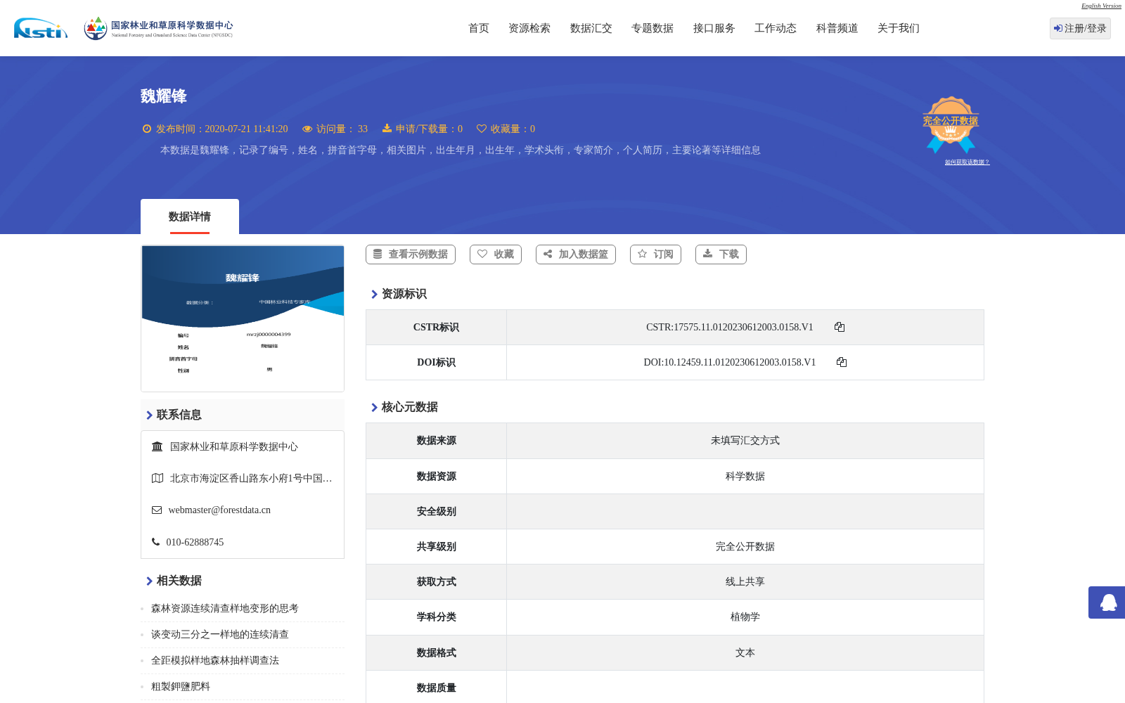 魏耀锋 数据集图片