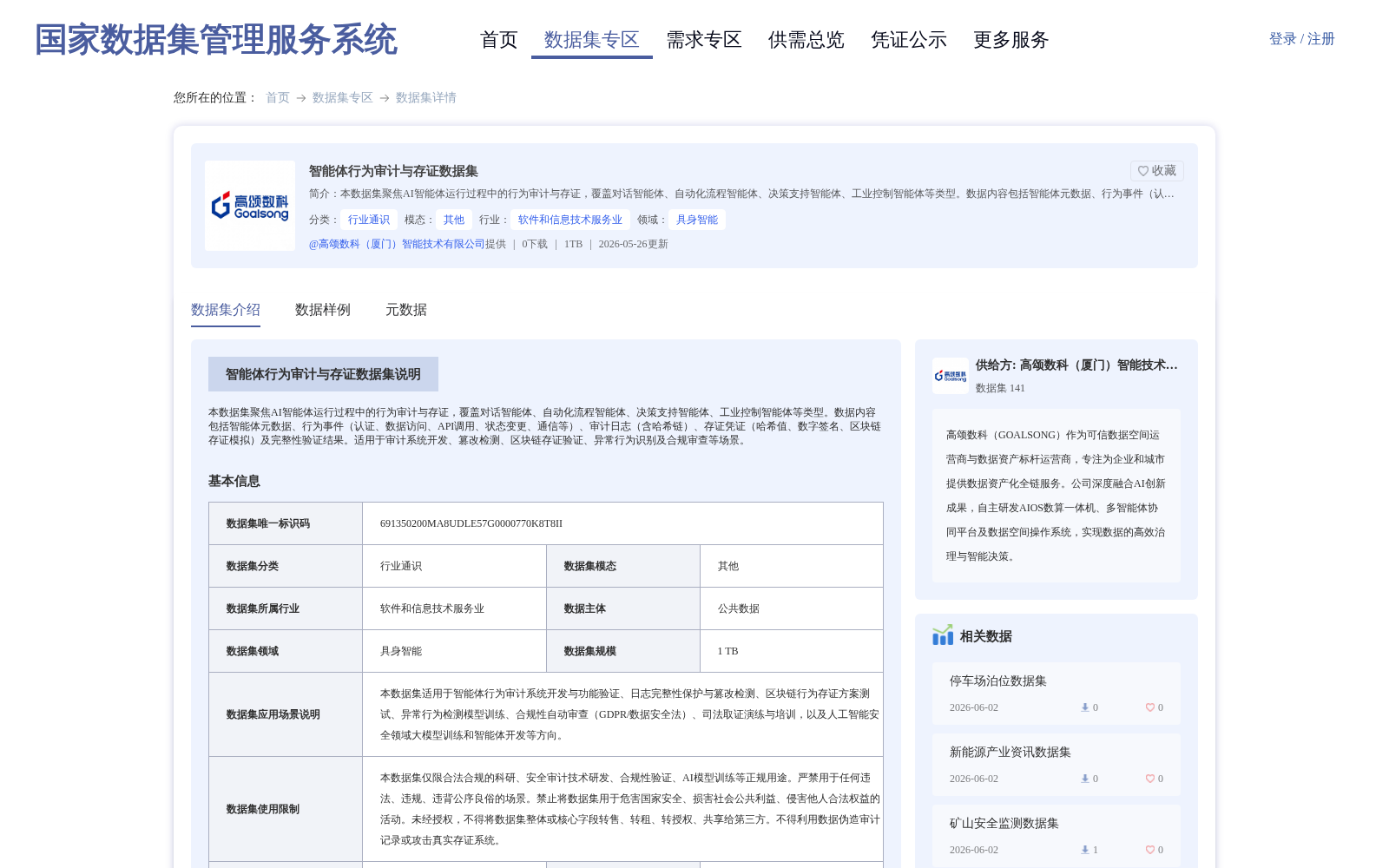 智能体行为审计与存证数据集 数据集图片