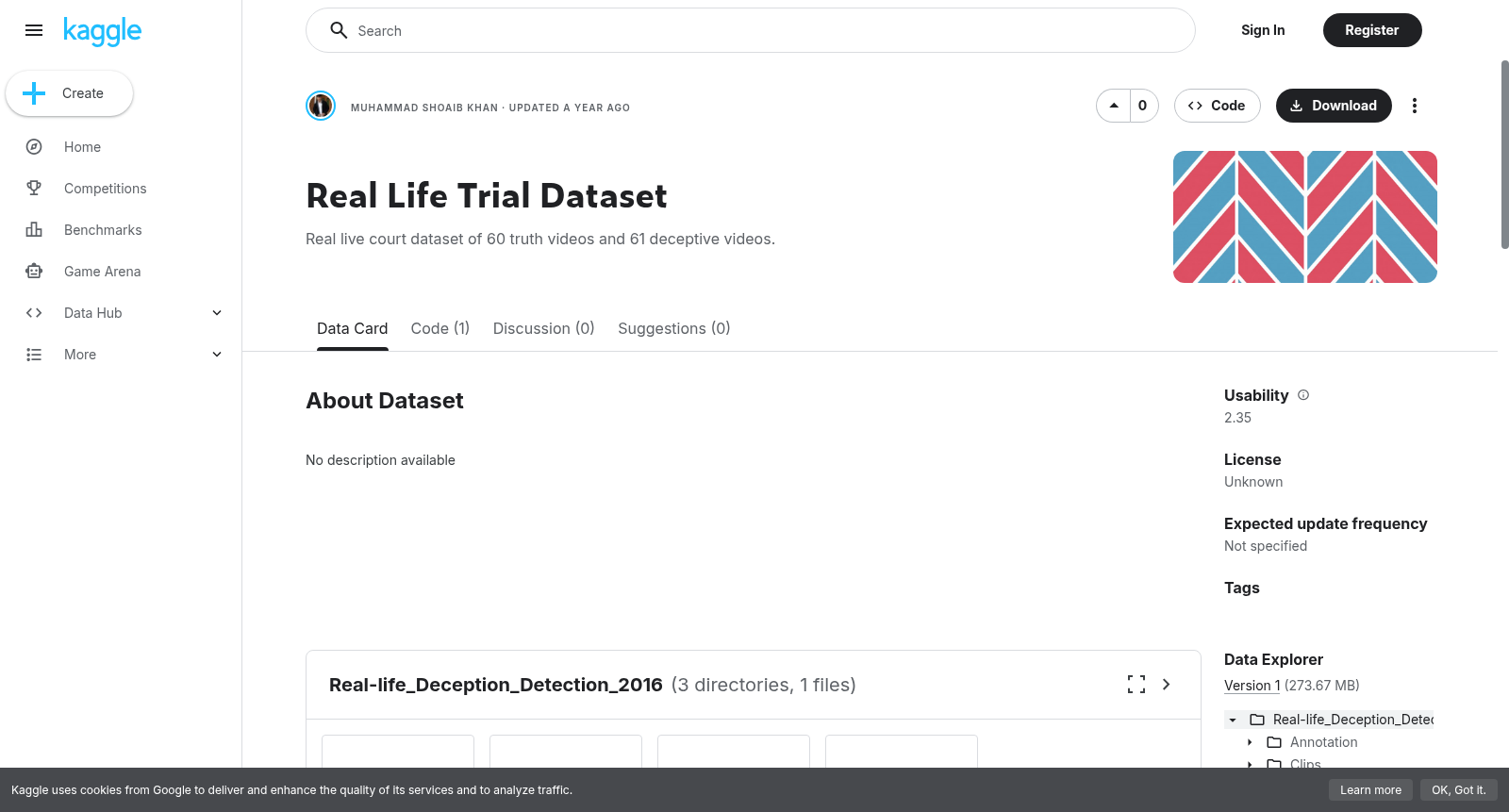 Real Life Trial Dataset 数据集图片