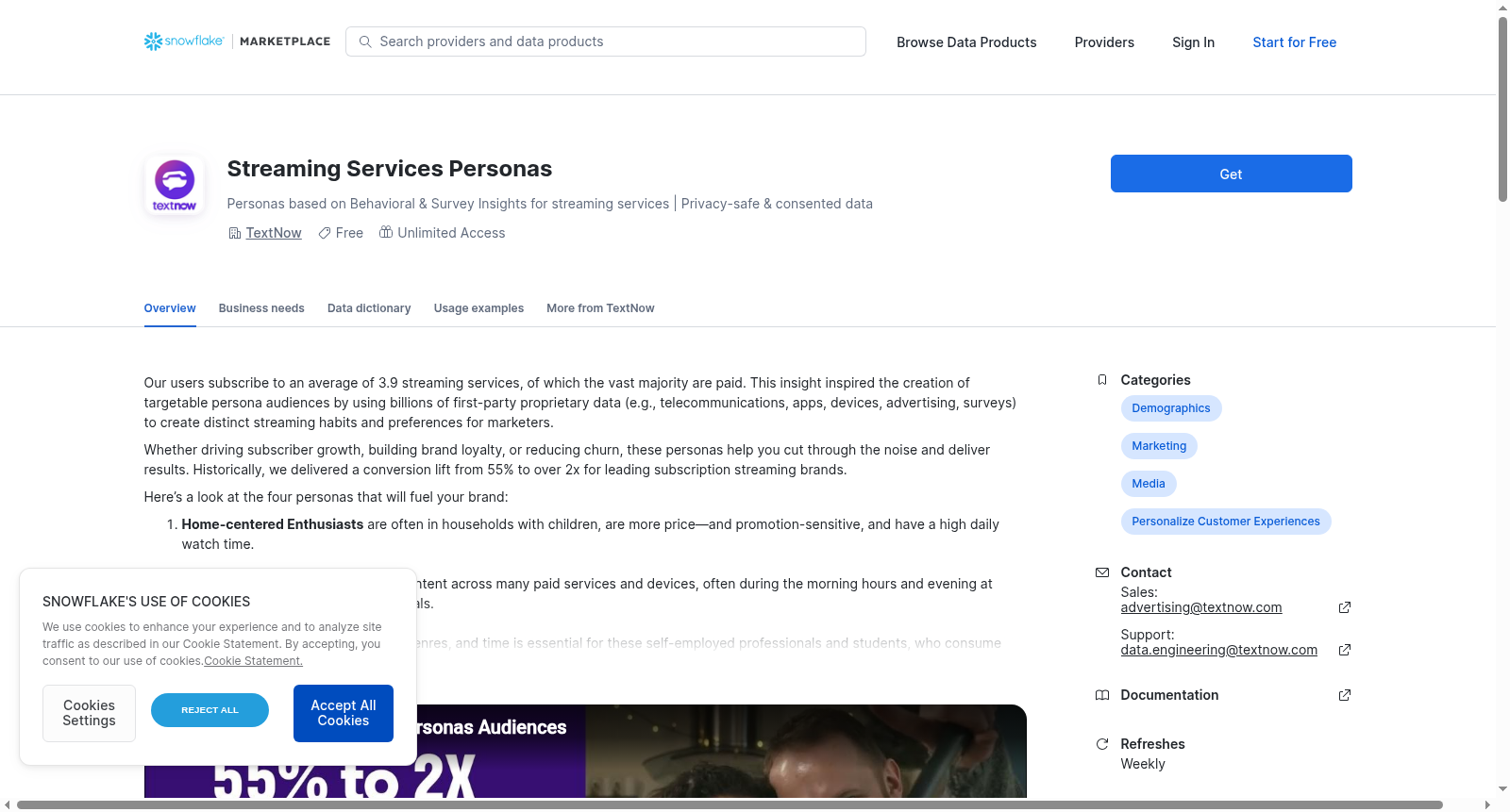 Streaming Services Personas 数据集图片