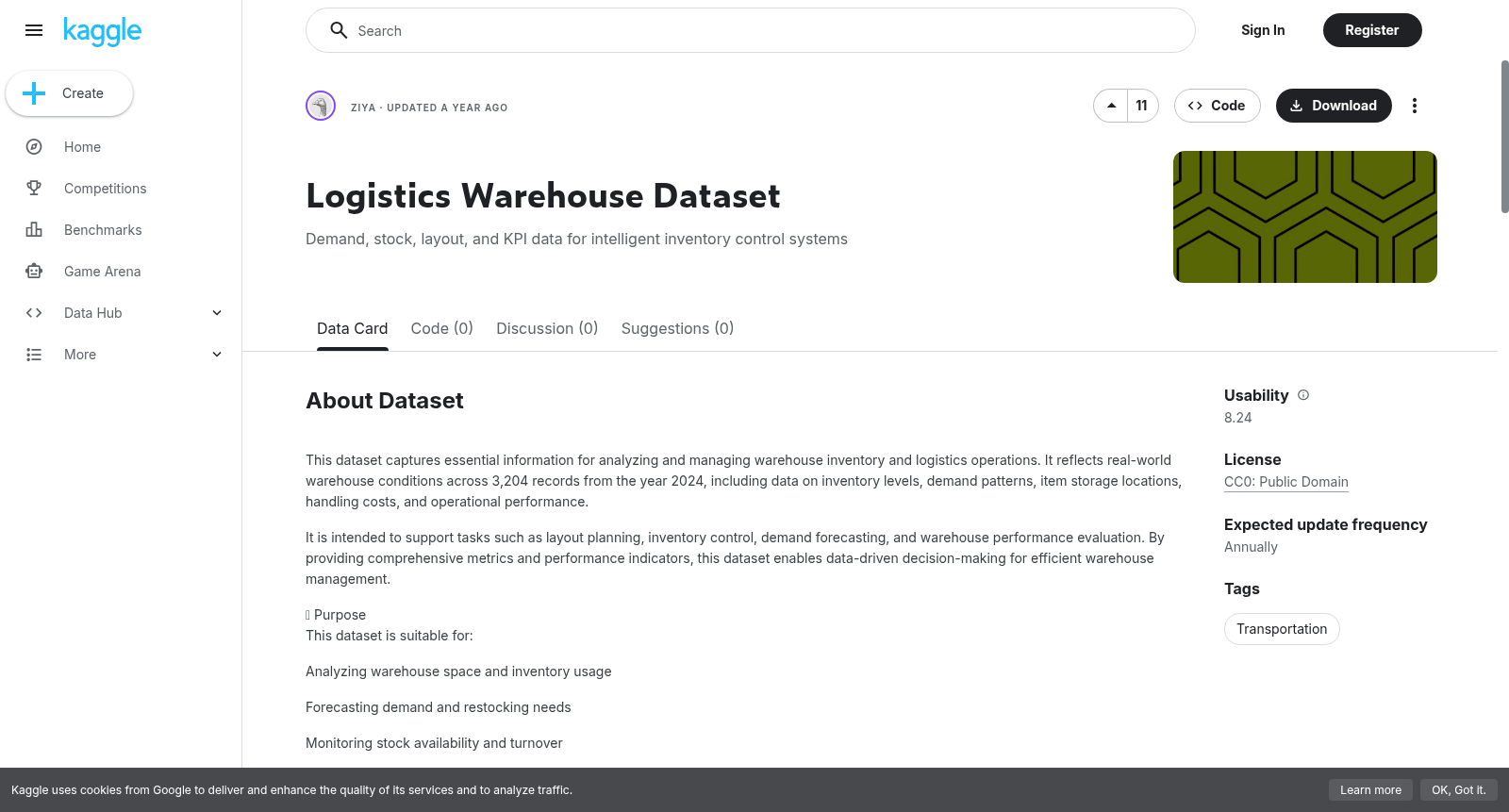 Logistics Warehouse Dataset 数据集图片