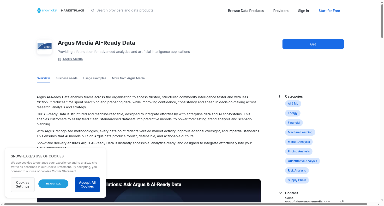 Argus Media AI-Ready Data 数据集图片