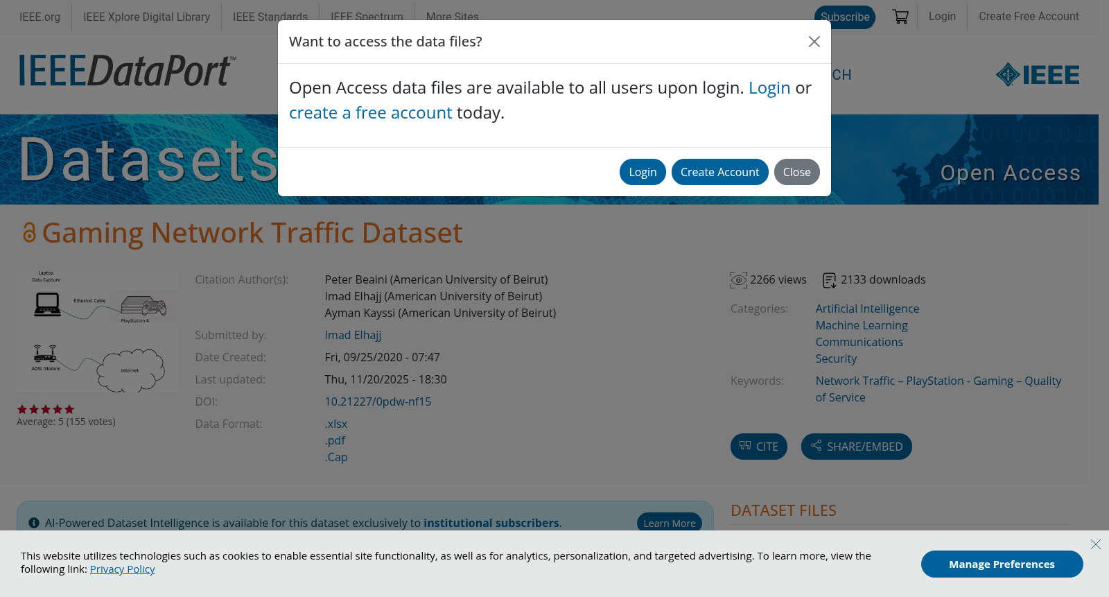 Gaming Network Traffic Dataset 数据集图片