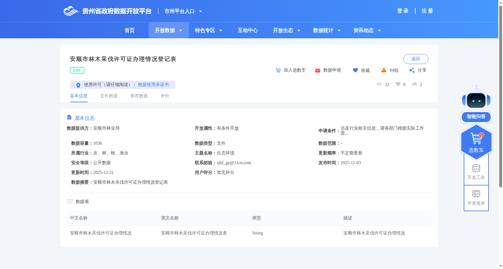 安顺市林木采伐许可证办理情况登记表 数据集图片