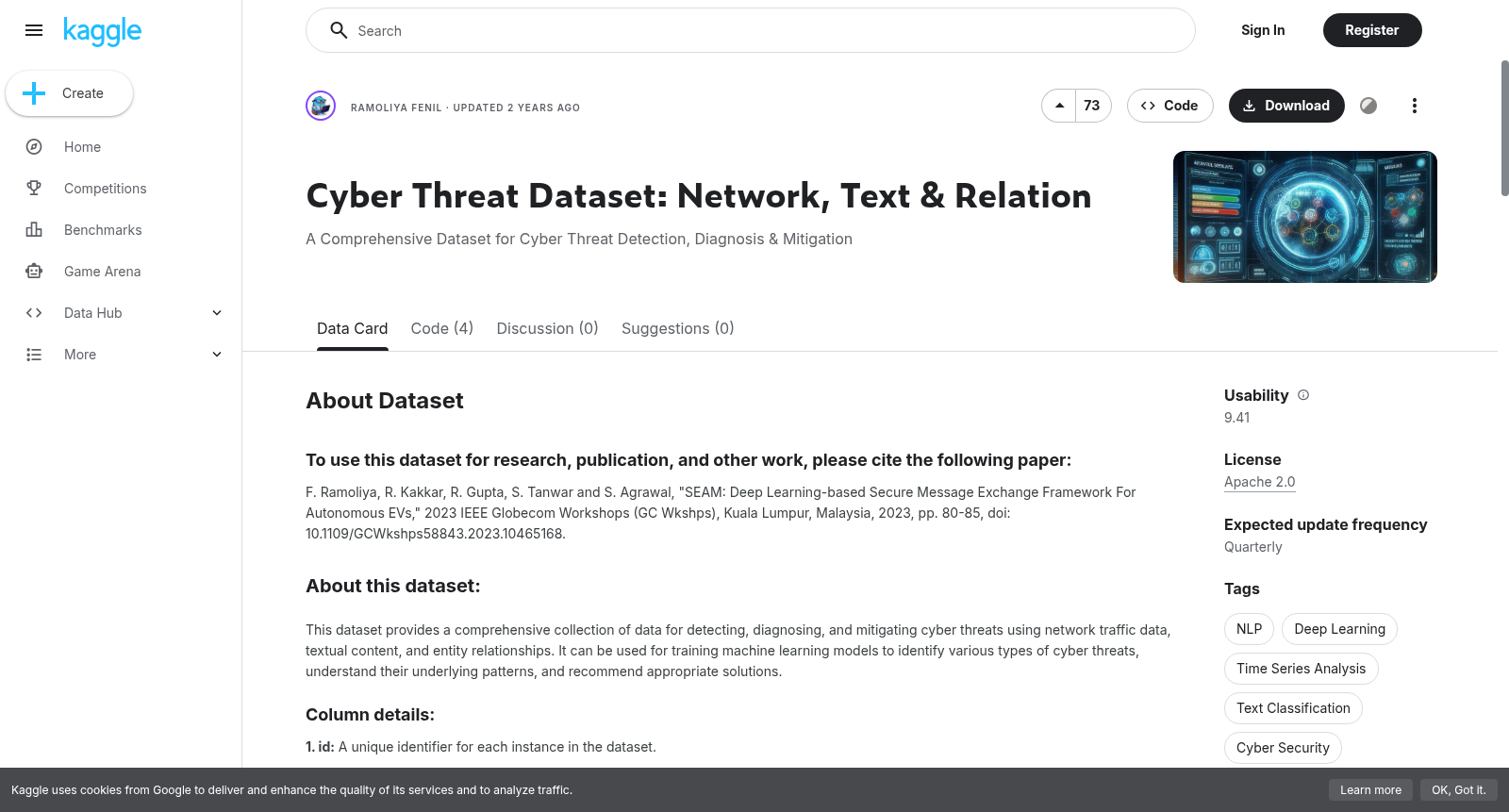 Cyber Threat Dataset: Network, Text & Relation 数据集图片