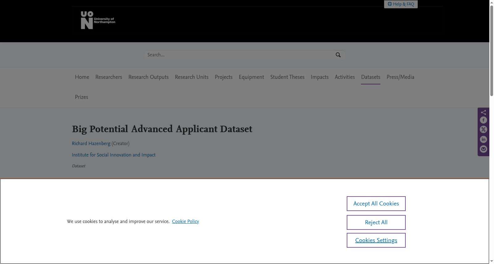Big Potential Advanced Applicant Dataset 数据集图片