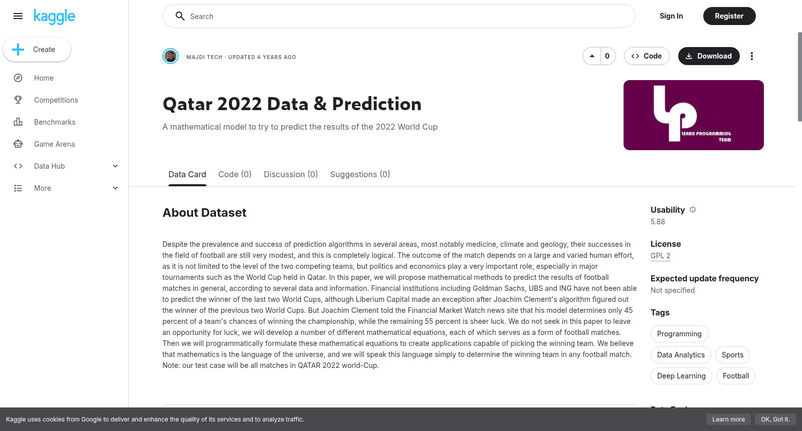 Qatar 2022 Data & Prediction 数据集图片