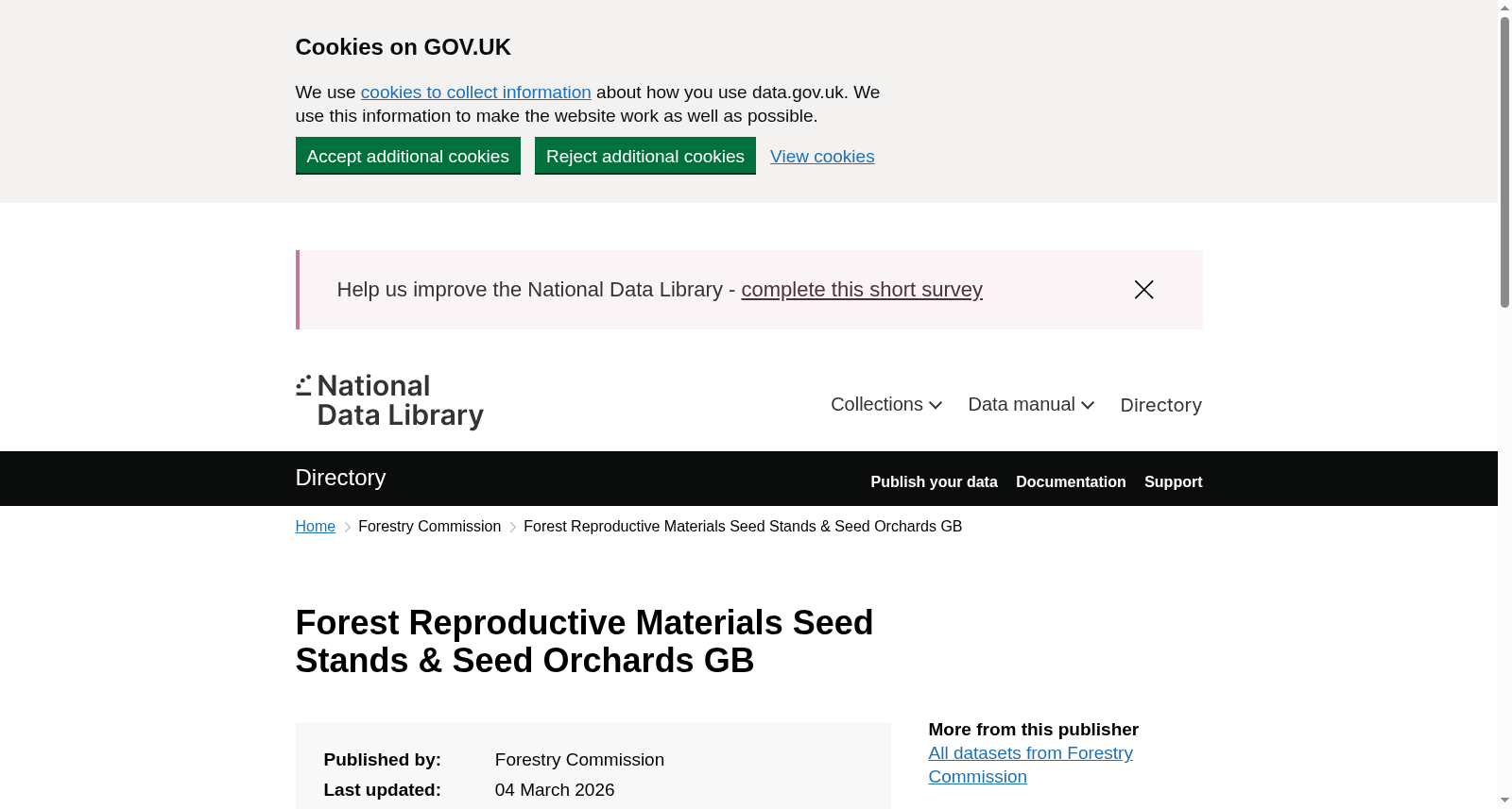 Forest Reproductive Materials Sites GB 数据集图片