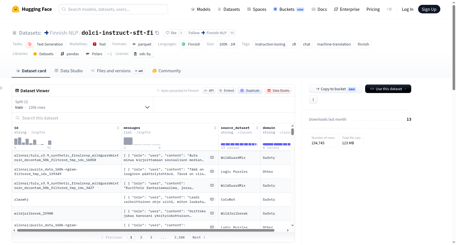 Finnish-NLP/dolci-instruct-sft-fi 数据集图片