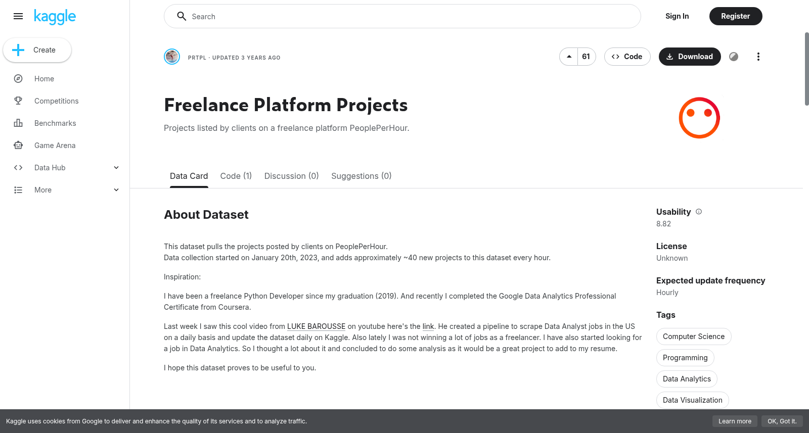 Freelance Platform Projects 数据集图片