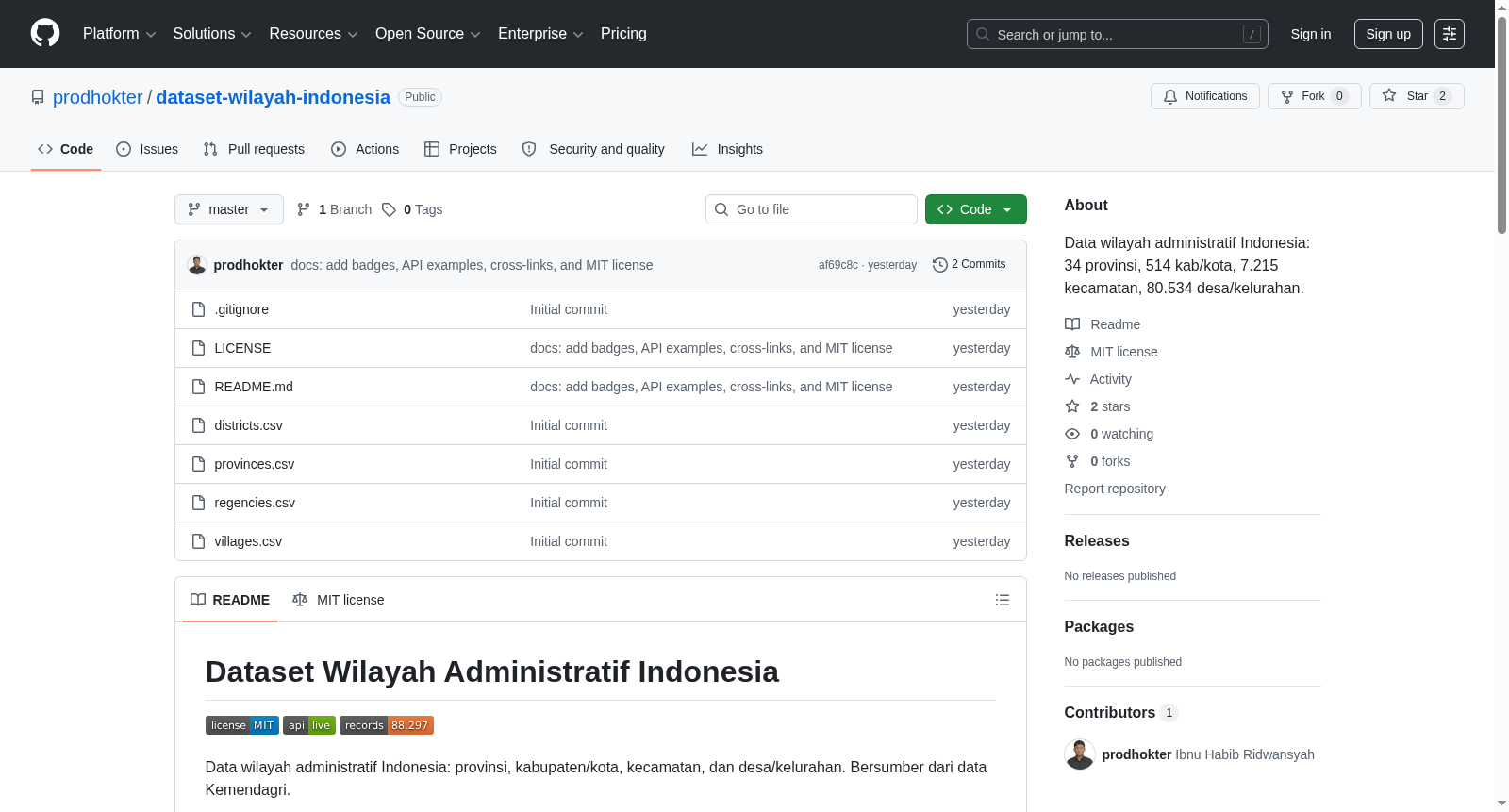 Dataset Wilayah Administratif Indonesia 数据集图片