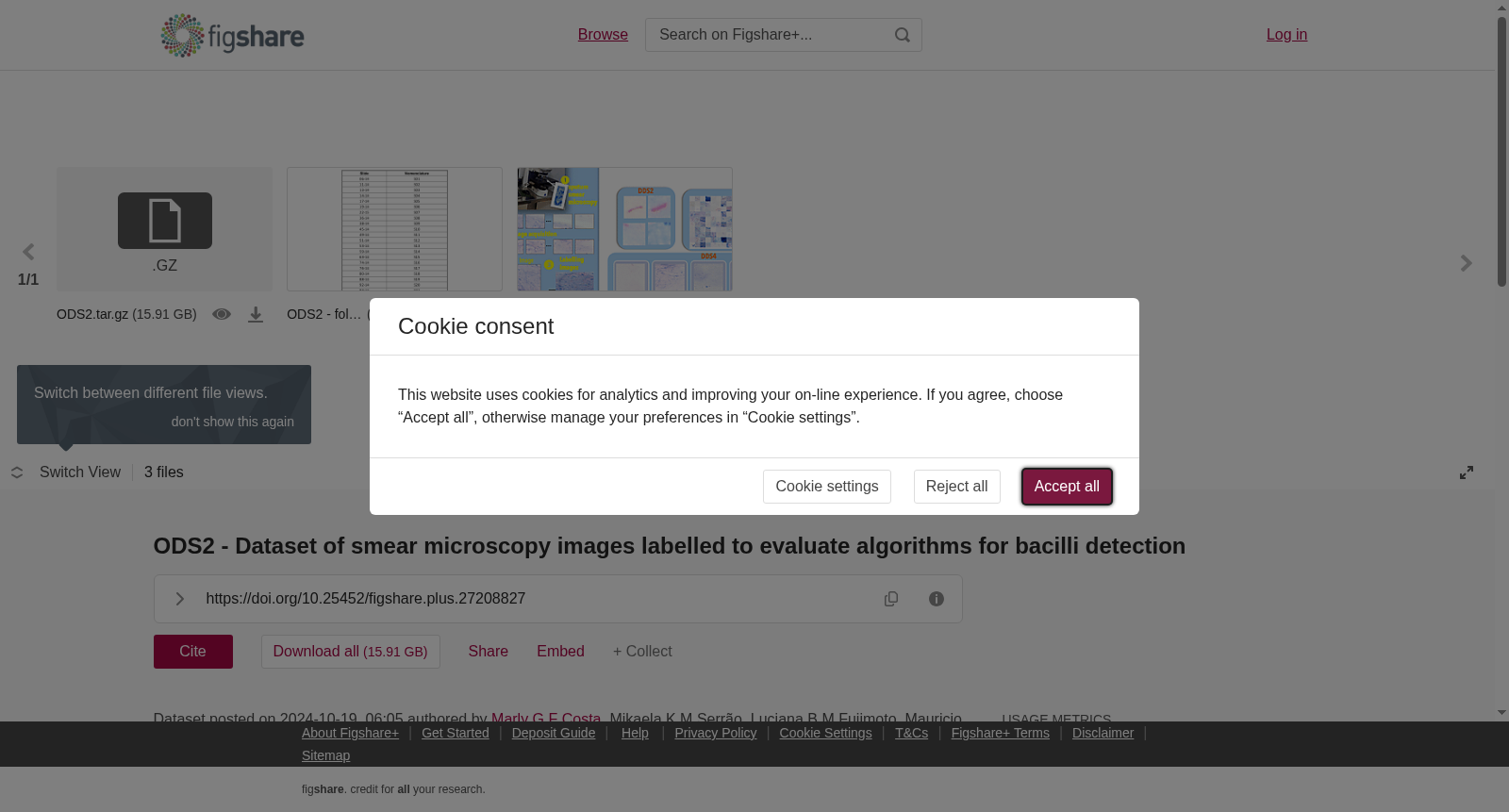 <b>ODS2 - Dataset of smear microscopy images labelled to evaluate algorithms for bacilli detection</b> 数据集图片