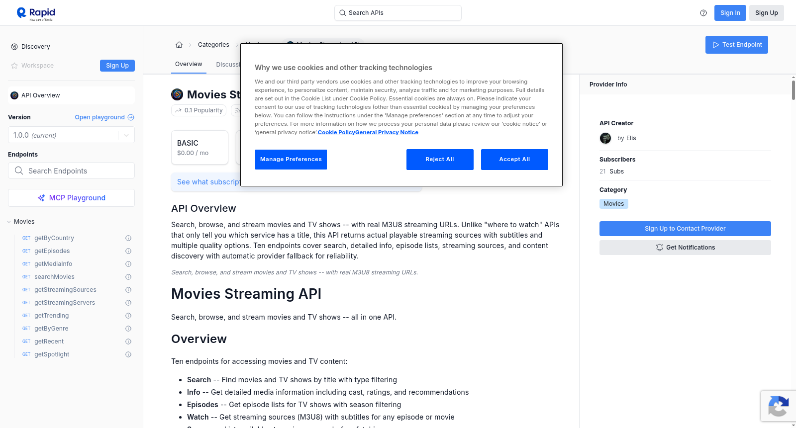Movies Streaming API 数据集图片